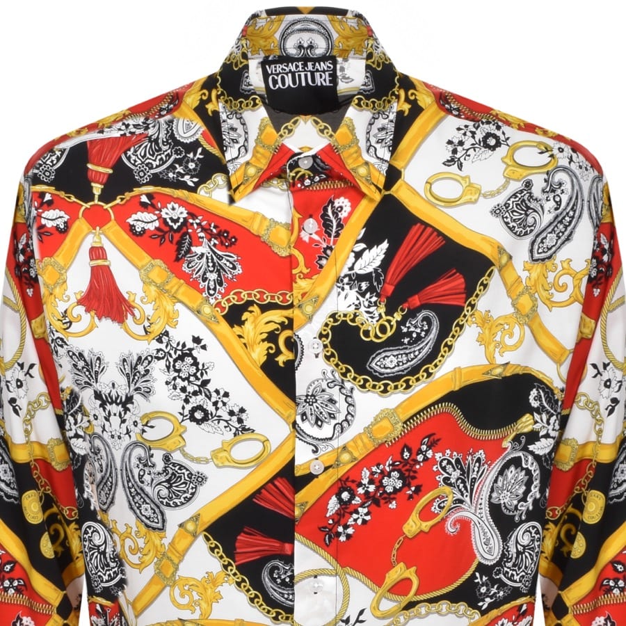 Alternative Image for ProductVersace Jeans Couture Long Sleeve Shirt Red2